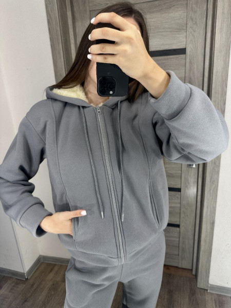 Спортивний костюм кофта на хутрі 