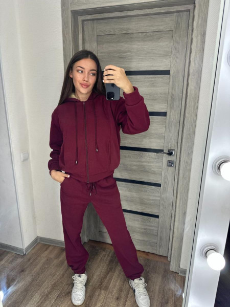 Спортивний костюм кофта на хутрі 