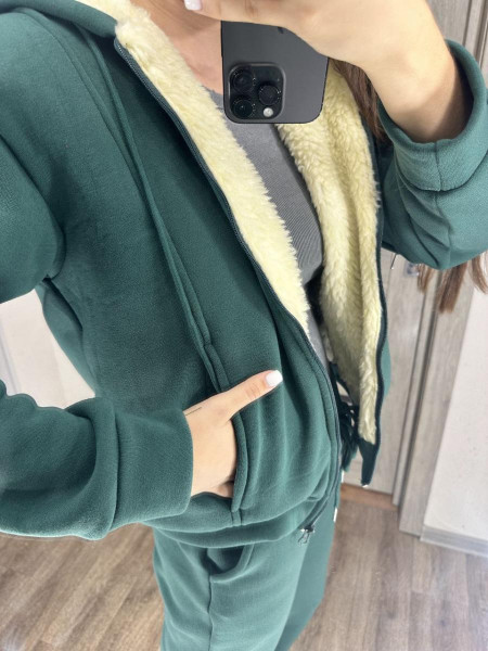 Спортивний костюм кофта на хутрі 