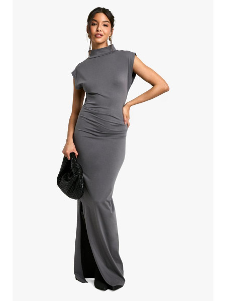 Рухедна сукня з високою шиєю Мідаксі