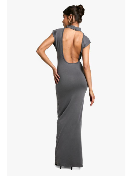 Рухедна сукня з високою шиєю Мідаксі