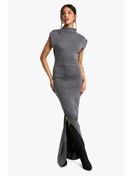 Рухедна сукня з високою шиєю Мідаксі