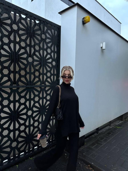 Брючний костюм широкий рубчик 