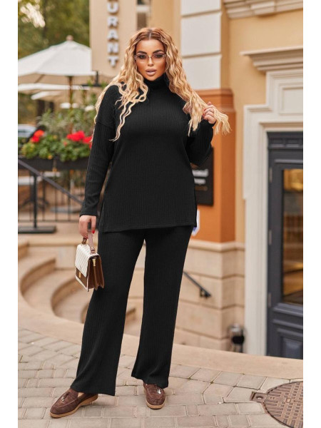 Брючний костюм широкий рубчик 