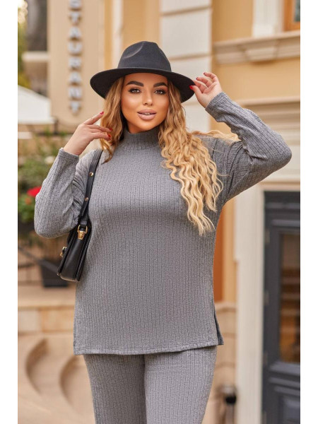 Брючний костюм широкий рубчик 