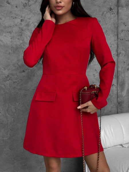 Сукня накладні кармани 