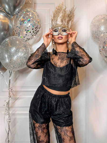 Брючний костюм мереживо 