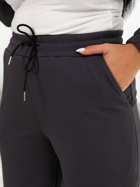 Костюм бомбер прямі штани 