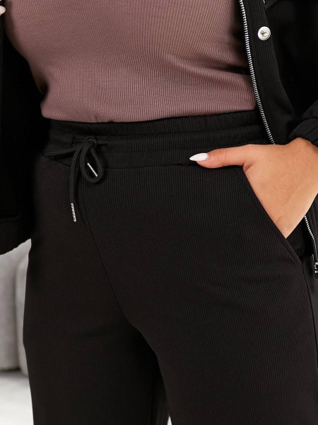 Костюм бомбер прямі штани 