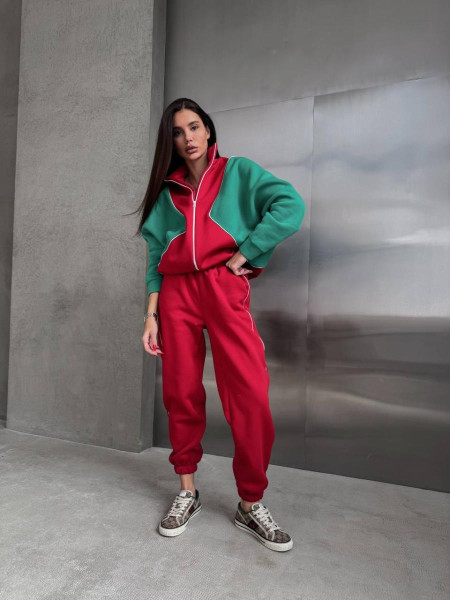 Спортивний костюм кольорові вставки 