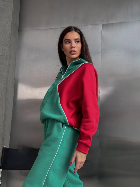 Спортивний костюм кольорові вставки 