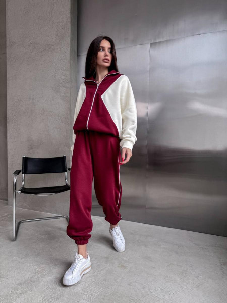 Спортивний костюм кольорові вставки 