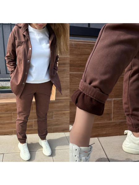 Замшевий костюм на флісі 