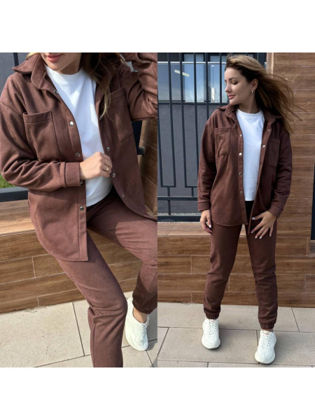 Замшевий костюм на флісі 