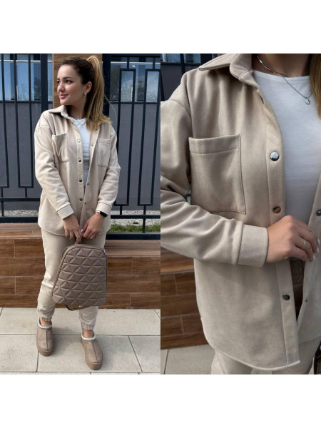 Замшевий костюм на флісі 