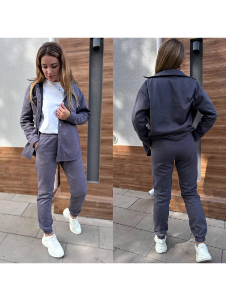 Замшевий костюм на флісі 