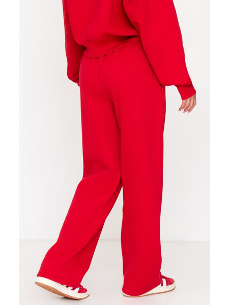 Широкі спортивні штани PRETTYLITTLETHING Red Borg Graphic