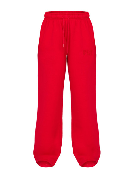 Широкі спортивні штани PRETTYLITTLETHING Red Borg Graphic