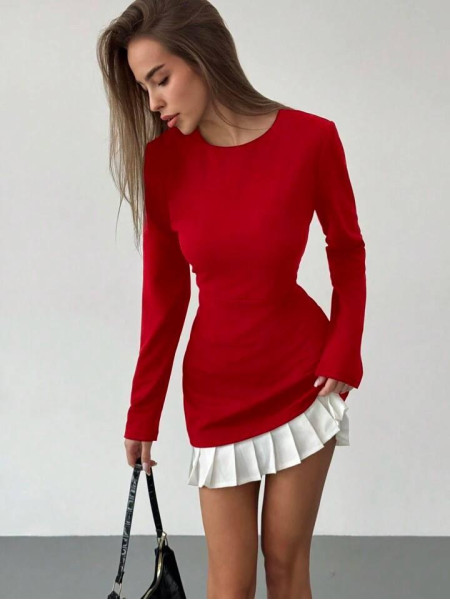 Сукня біла оборка 