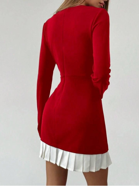 Сукня біла оборка 