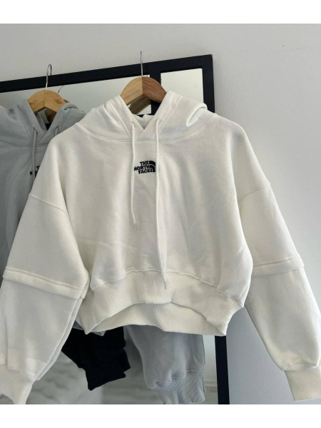 Худі на флісі з накатом 