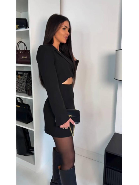 Сукня піджак з вирізами 