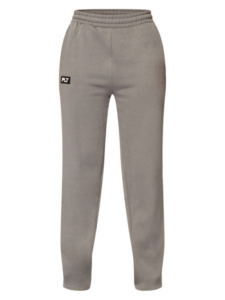 Прямі штани PRETTYLITTLETHING Charcoal Grey Logo Badge