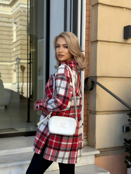 Сорочка з байкою в клітинку 