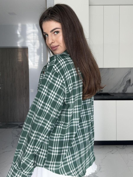 Сорочка клітинка фланель байка 