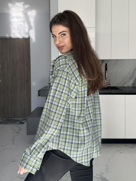 Сорочка клітинка фланель байка 