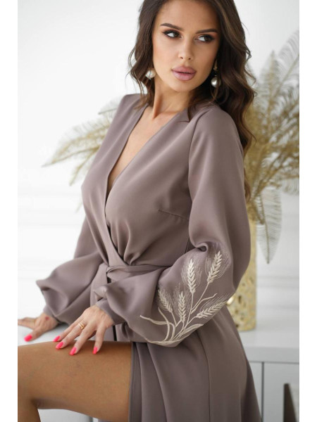 Сукня вишивка колоски 