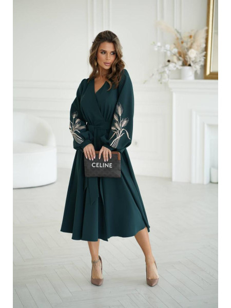 Сукня вишивка колоски 