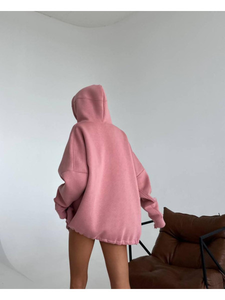 Базовий оверсайз худі на флісі 