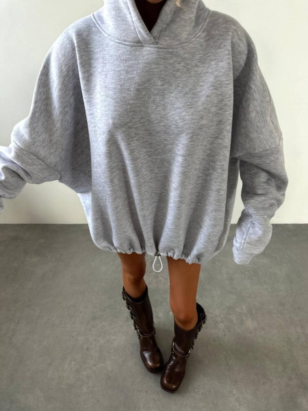 Базовий оверсайз худі на флісі 