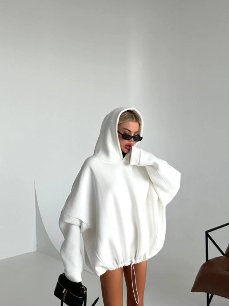 Базовий оверсайз худі на флісі 