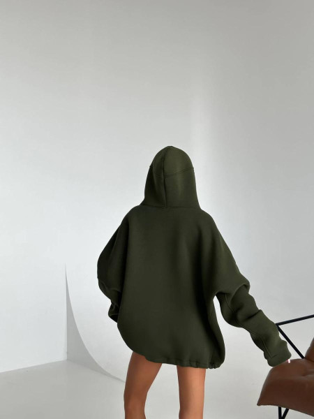 Базовий оверсайз худі на флісі 