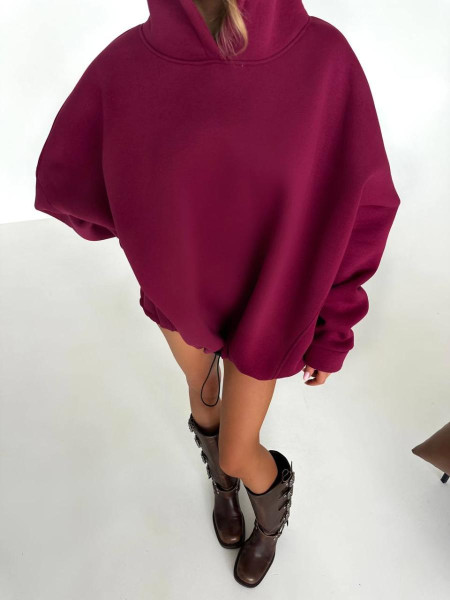 Базовий оверсайз худі на флісі 