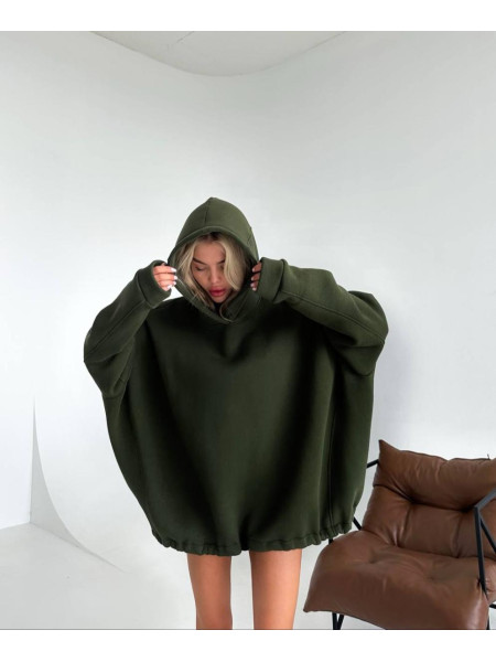 Базовий оверсайз худі на флісі 